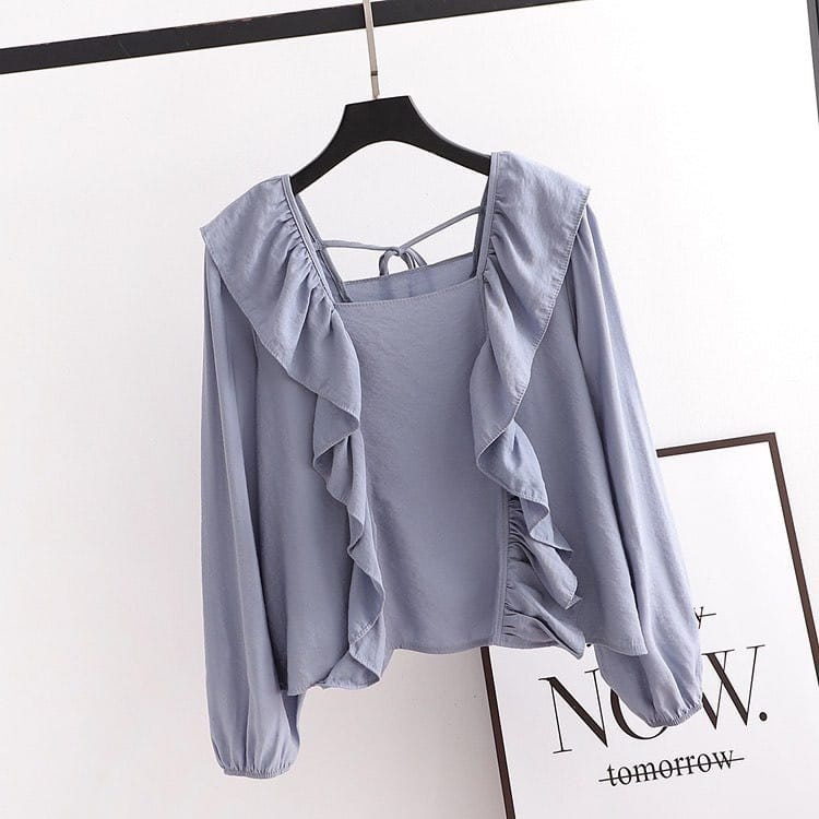 BEFAST - ZEC Atasan DENEI / Ladela Blouse / Blouse Wanita Terbaru / Blouse Unik / Blouse Lengan Panjang / Blouse Wanita Kekinian 2021 / Blouse Terlaris / Blouse Bisa Di Pakai Acara Formal