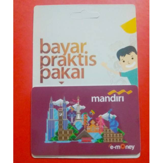 Mandiri eMoney Pixies 2 ORI /Like eTOLL Tapcash Flazz or Brizzi