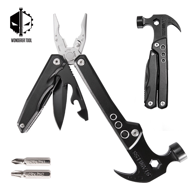 WONDERER TOOL MQ022 12 in 1 Multitools Survival Camping Folding Tool