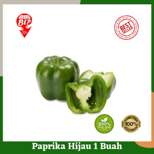 

Paprika Hijau 1 Buah Berkah Lumbung Pangan