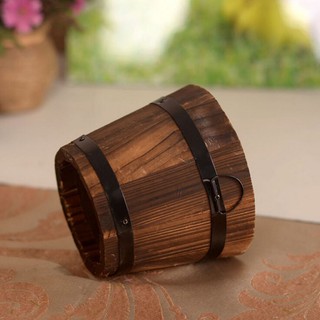 Bayar di Tempat Pot Bunga Barrel Bahan Kayu Bentuk Bulat Bayar di Tempat Pot Bunga Barrel Bahan Kayu Bentuk Bulat