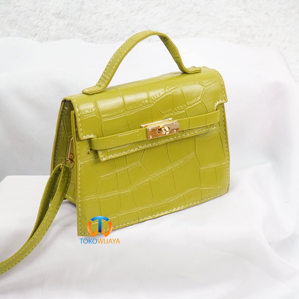 Tas Selempang Fashion Korea Vanessa Croco | Tas Fashion Import