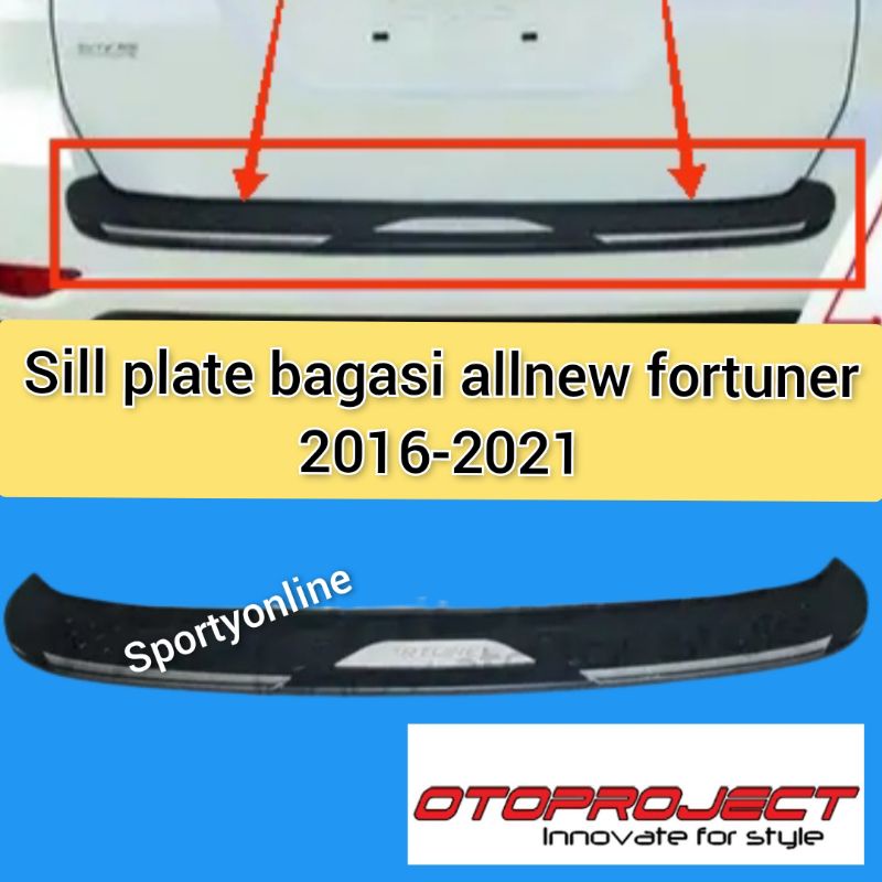 sill plate bagasi allnew fortuner 2016-2021 otoproject