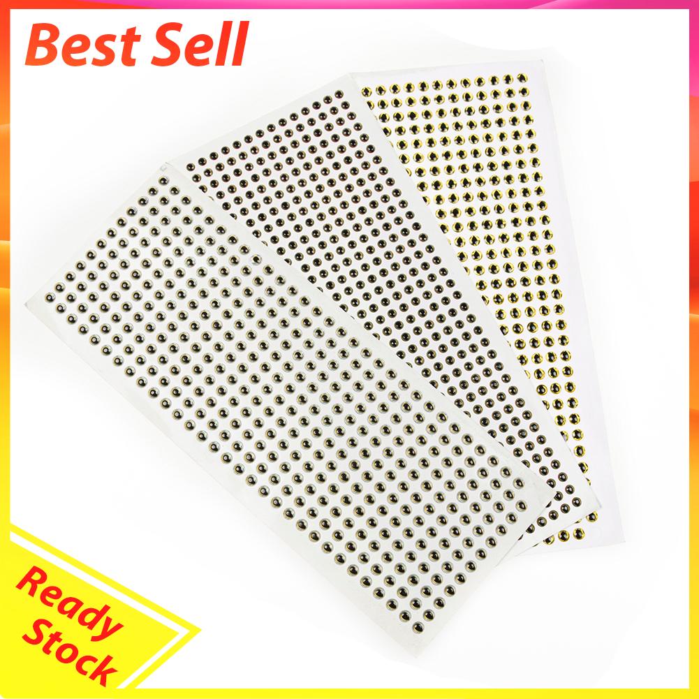 100pcs Mata Ikan Holografik 3D Untuk Umpan Pancing