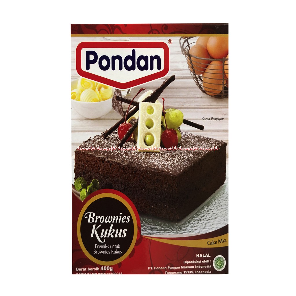 

Pondan Brownies Kukus Cookies 400gr Cake Mix Tepung Instan Premiks Siap Pakai Membuat Kue Bronis Ulang Tahun Ultah