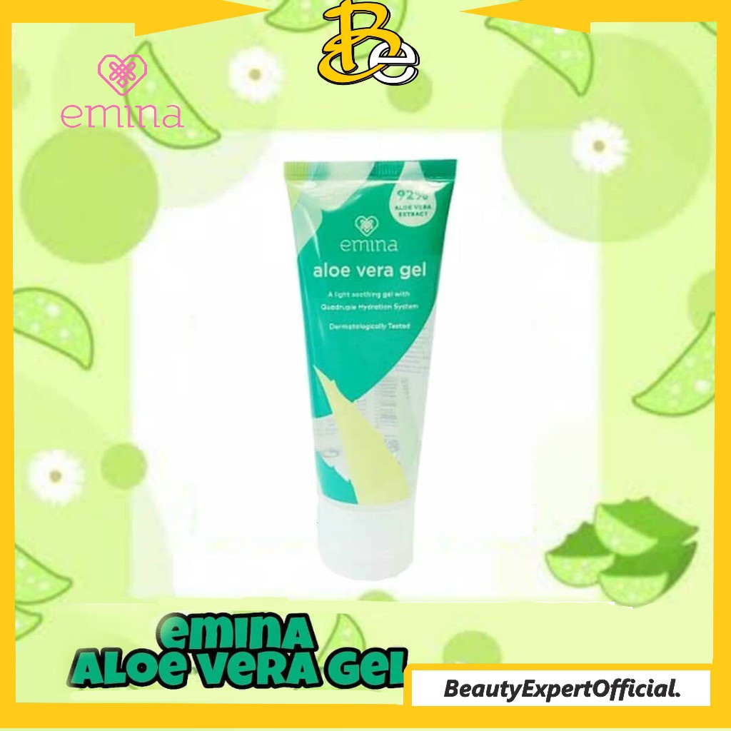 ⭐️ Beauty Expert ⭐️ Emina Aloe Vera Gel 60ml | Multifunction Gel | Pelembab Wajab