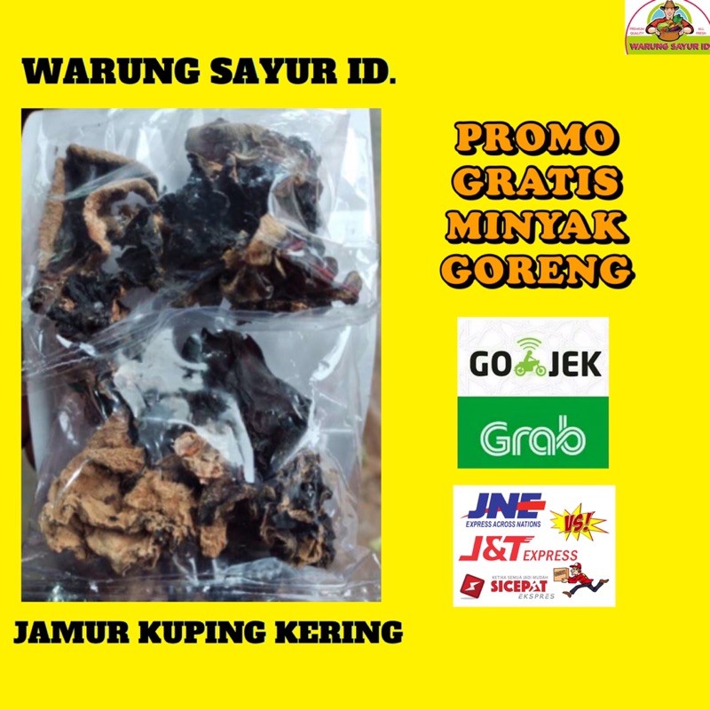 

JAMUR KUPING KERING PER BUNGKUS KECIL