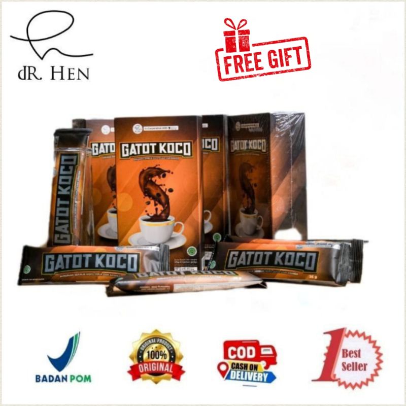 (SIAP KIRIM) dR. Hen Kopi Gatot Koco Suplemen Vitalitas Minuman Cofee Herbal Alami Supplemen Khusus 
