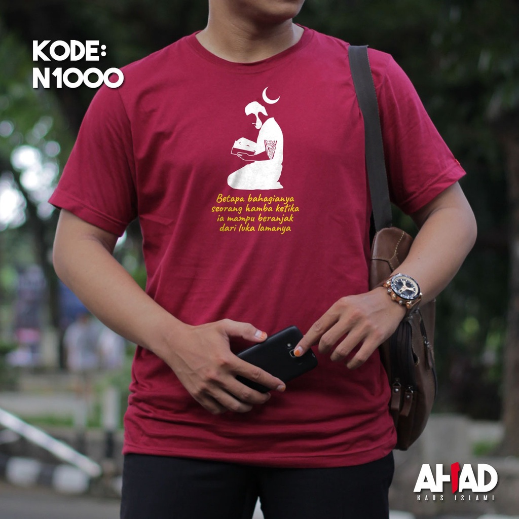 Kaos Islami Ahad - Betapa bahagianya seorang hamba N1000