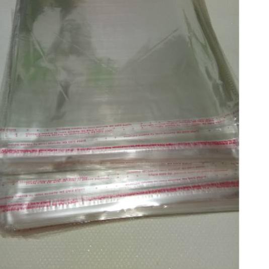 

➶ Plastik OPP 30x40 {TEBAL} ,Bening Seal Lem ✦