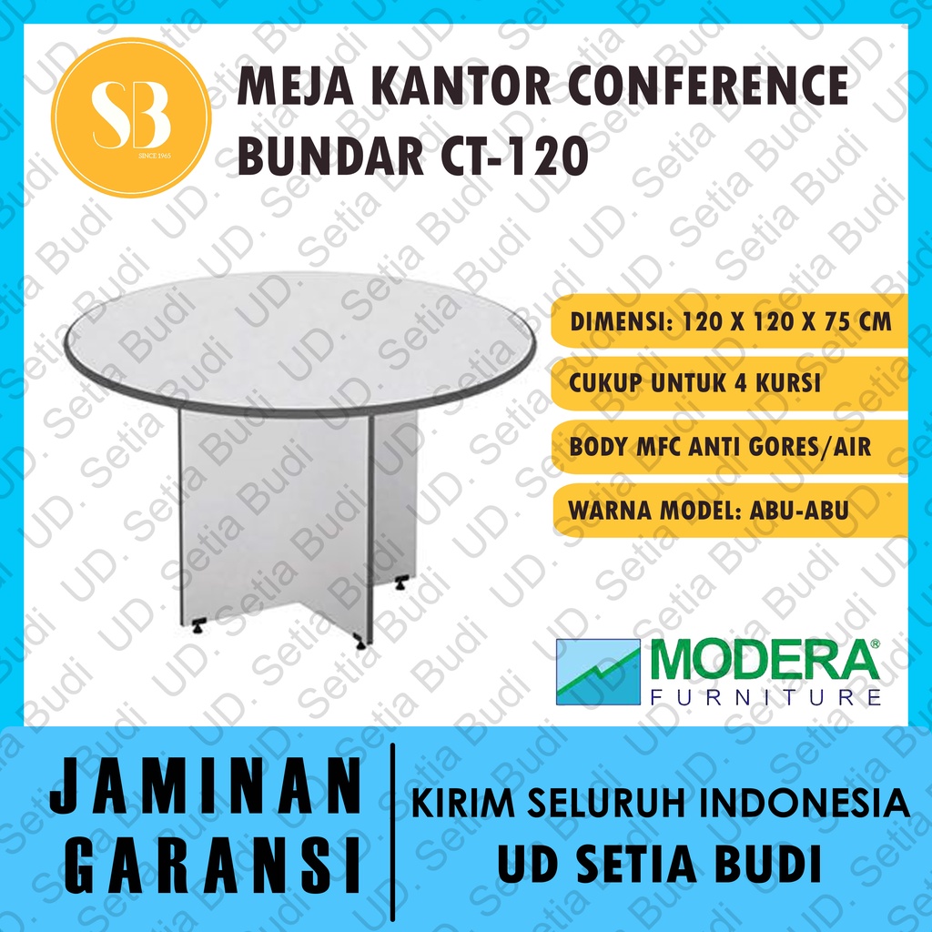 Meja Kantor Conference / Rapat Bulat Modera CT-120 M-Class