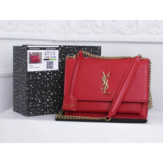 TAA TANGAN IMPORT WANITA MIRROR YSL Sunset bag