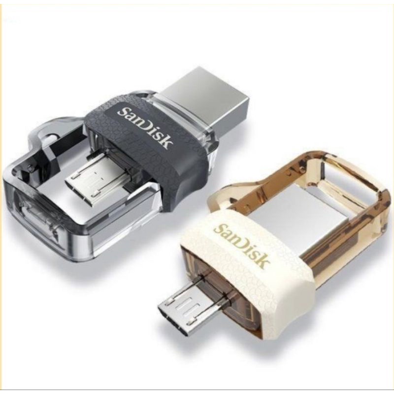 FLASHDISK SANDISK OTG USB DUAL DRIVE  16GB 32GB 64GB 128GB ORIGINAL