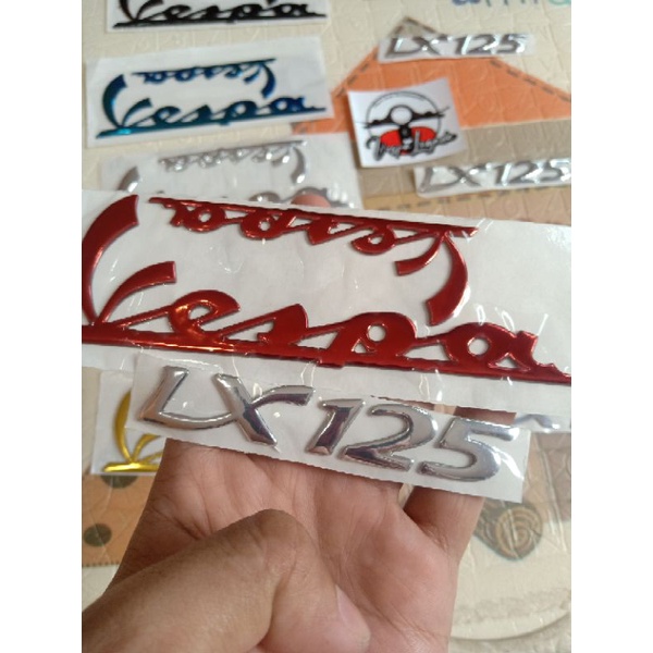 emblem body vespa lx 125
