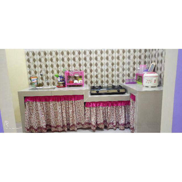 [COD] GORDEN MEJA KOLONG DAPUR - GORDEN DAPUR MINIMALIS 75x100CM