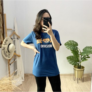 Moschino Teeny Kaos  Tumblr Kaws Fashion Wanita  Shopee 