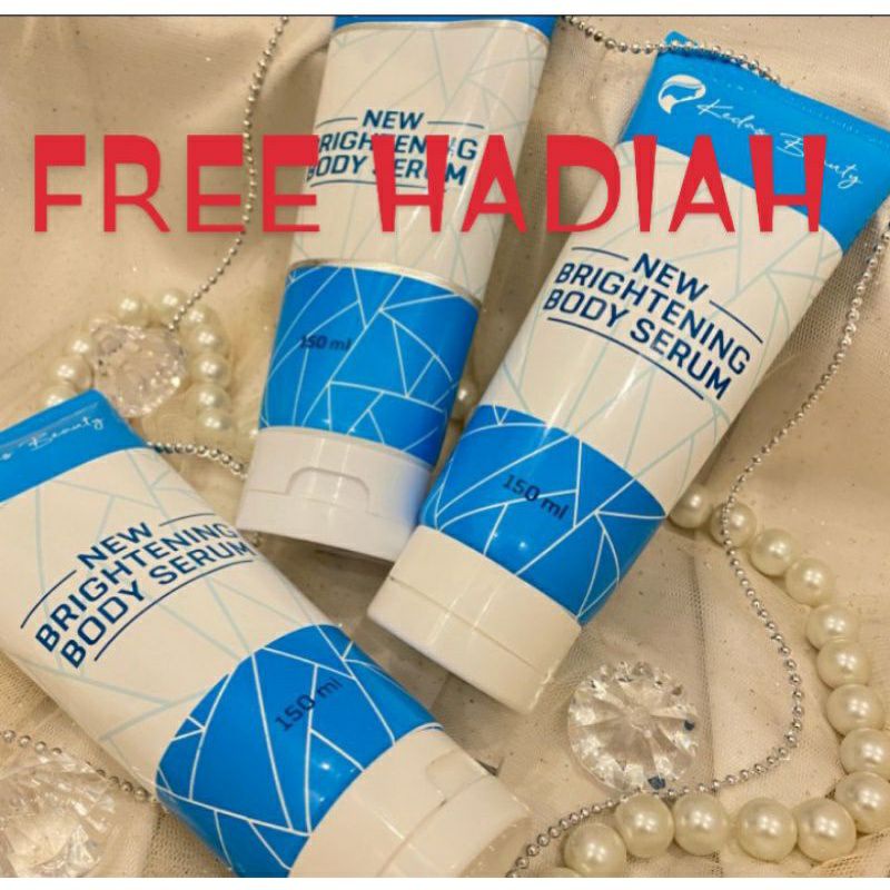 ( berhadiah )habiskan stock Kedas beauty di jamin Original BPOM body serum hand body pemutih pencera