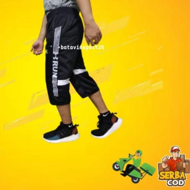 ☛ celana pendek short pants trening sontog 3/4 sepeda futsal badminton running gym bahan adem murah 