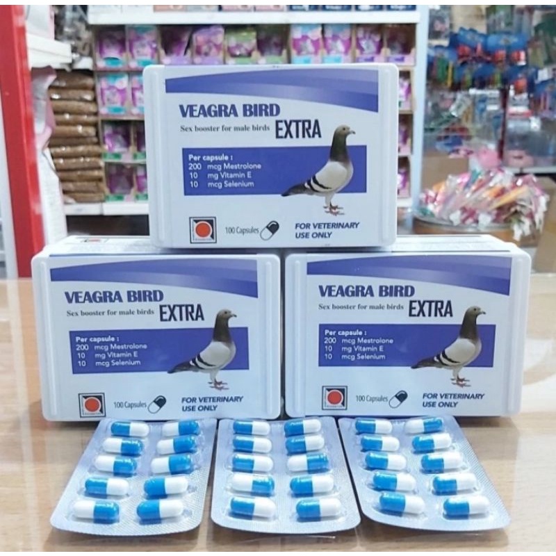 Veagra Bird Extra Capsule 100 Pcs Vitamin Singing Sexual Booster Male