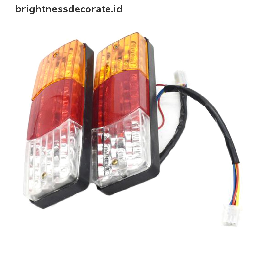 (Birth) Lampu Belakang / Sein / Rem / Mundur Led 3 Warna 12v Anti Air Untuk Motor