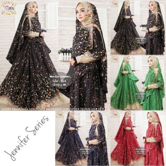 Gamis & khimar maxmara SELENA SYARI ORI YUSHA | YUSHA ILYASA AYSILA JENIFER JENNIFER ORI RINS ALISHA