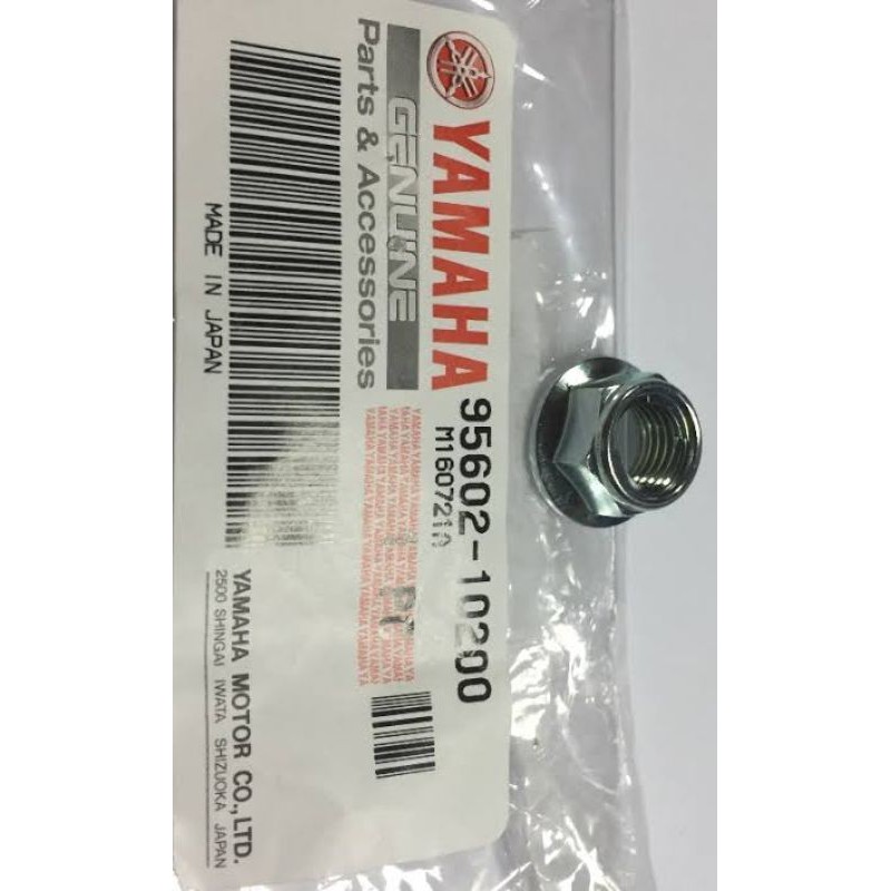 NUT BAUT S/L FLANGE AS MOUNTING NEW N-MAX PART ORIGINAL YAMAHA  95602-10200