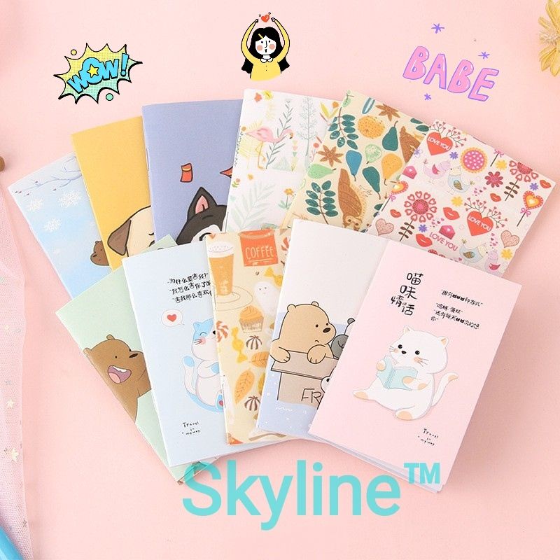 

Buku Tulis/Notebook Super Mini Dengan Gambar Lucu Dan Imut