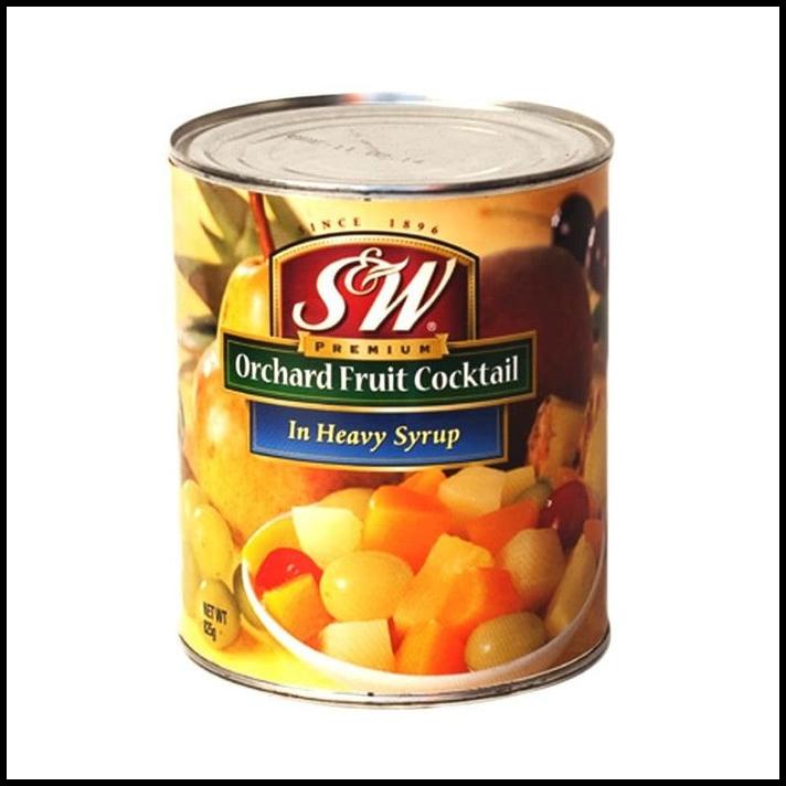 

S&W Sw Orchard Fruit Cocktail 825Gr (Buah Kaleng)