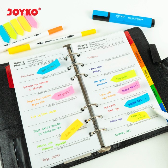 

ORGANIZER-DOCUMENT- INDEX MARK PENANDA PEMBATAS JOYKO IM-44 PLASTIK -DOCUMENT-ORGANIZER.