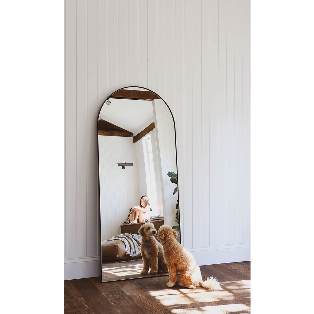 Kaca oval full body/cermin oval full body aestetic