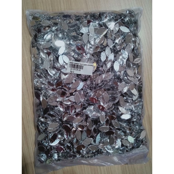 DIAMOND/PERMATA AKRILIK BENTUK SAMPAN 7x15 PAK BESAR *21 5715*