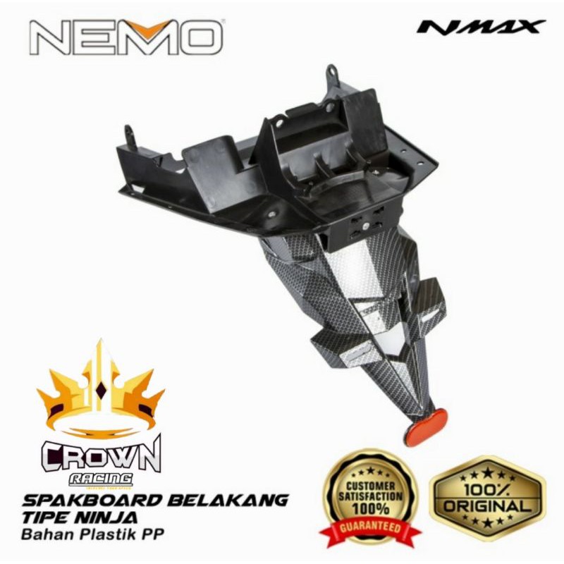 Spakbor Belakang Carbon Nemo Yamaha Nmax 155 Old Model Ninja