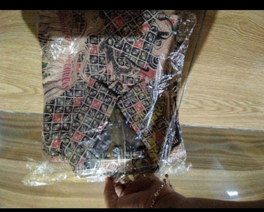 Batik Pria Lengan Panjang Keratonan Solo Premium Produksi Batik Aluna Sku073
