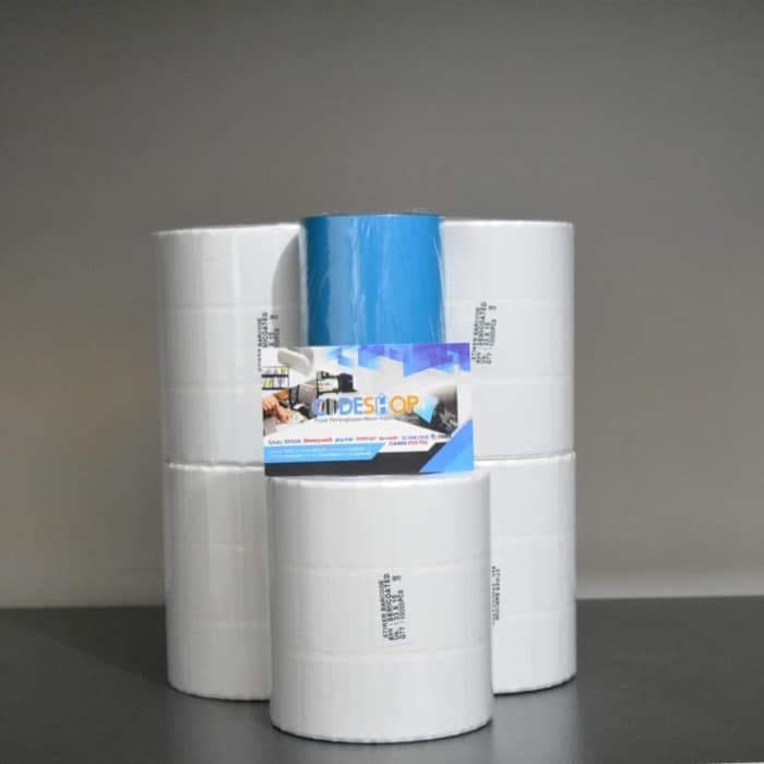 

PAKET LABEL SEMICOATED 50 X 20 (5 ROLL) + RIBBON WAX PREMIUM 110 X 300 (1 ROLL)