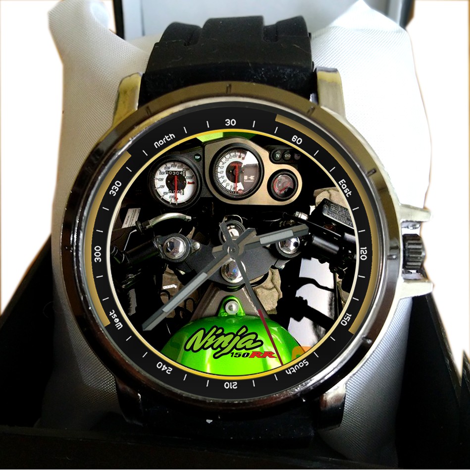 Jam Tangan Custom Kawasaki Ninja 150 RR spedometer