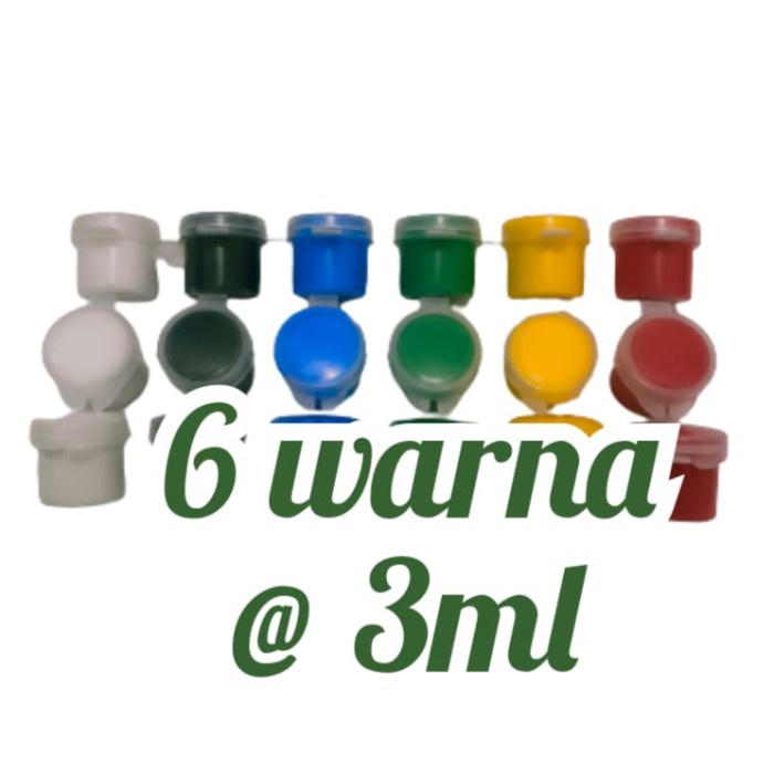 

Produk Terbaru Cat Acrylic / Cat Akrilik 3Ml 6 Warna Berkualitas