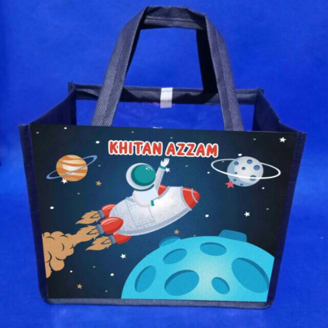 Tas jinjing ukuran 25x20x15 mix MMT dan mika