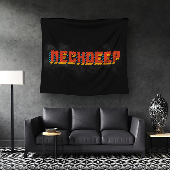 BENDERA WELSH POP PUNK BAND NECK DEEP POSTER KAIN