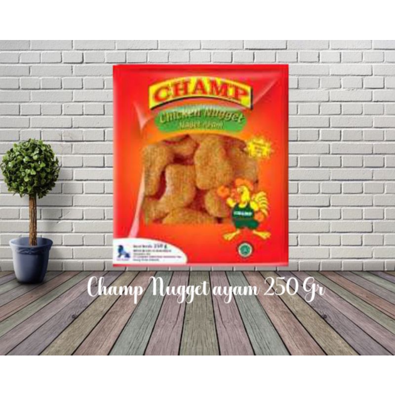 

Nuggget Ayam beku champ murah 250gr