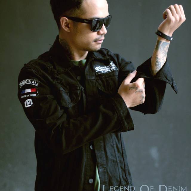 Jaket ripped premium Legend of Denim sobek