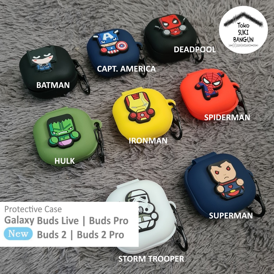 Casing Samsung Galaxy Buds2 Pro / Buds2 / Buds Live / Buds Pro Case MARVEL AVENGER BLC-011