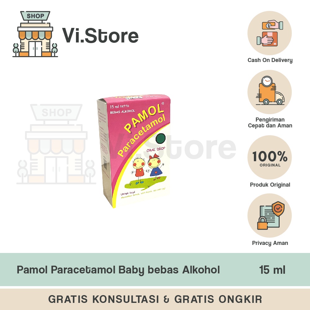 Pamol Paracetamol Drop Untuk Bayi