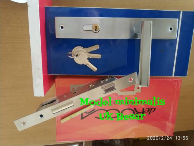 Kunci pintu uk besar komplit murmer,handle pintu,kunci pintu