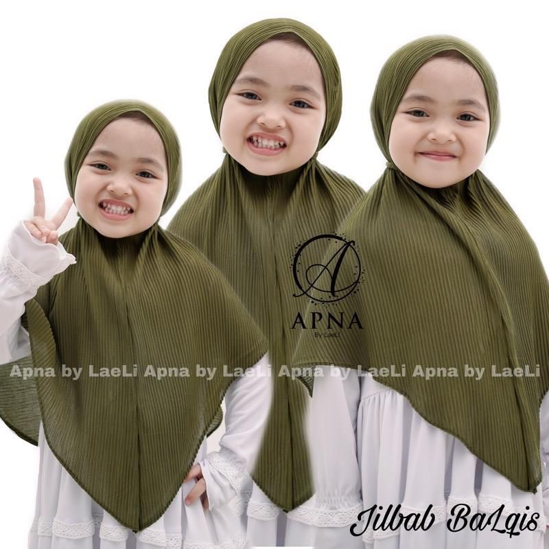 Bergo Plisket Anak