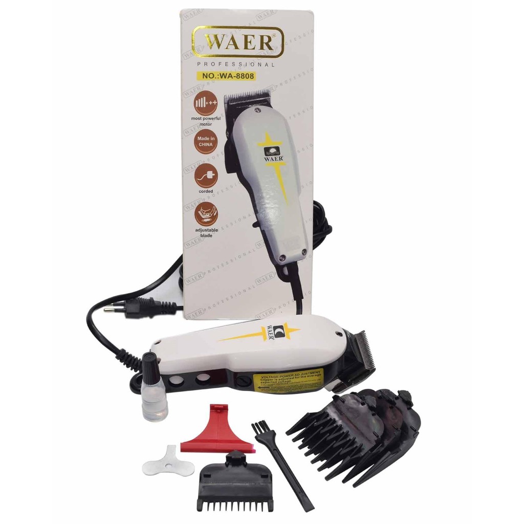 WAER Profesional Hair Clipper / Mesin Cukur Rambut / Alat Cukur Rambut Home Cut Professional