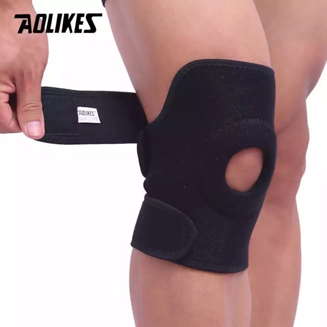 AOLIKES Knee Patella Support Sleeve Wrap Wraps Protector Hiking Gym