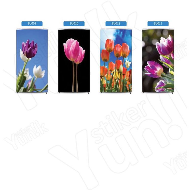 Stiker Kulkas 1Pintu & 2Pintu Bunga
