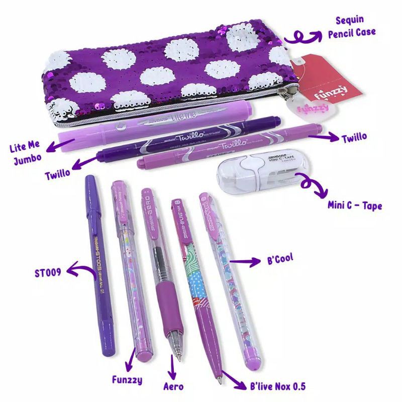 

Standard Paket Pencil case purple