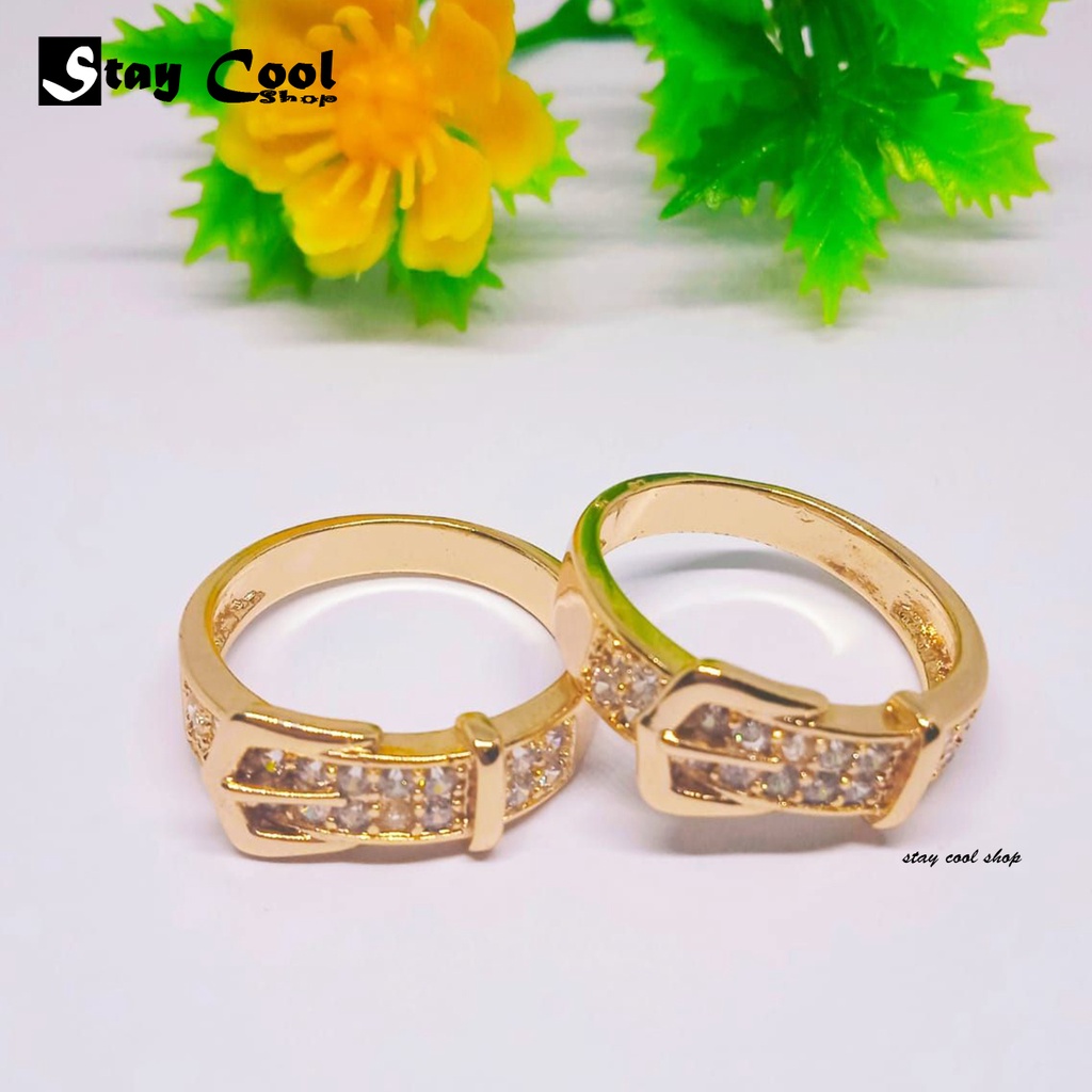 Cincin Wanita Fashion Anti Karat Dan Luntur Titanium Xuping Model Terbaru 2021 Wanita Korea