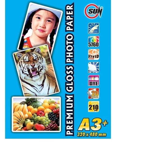 

♂ PREMIUM GLOSS PHOTO GLOSSY PAPER 210 GSM A3+ ❅